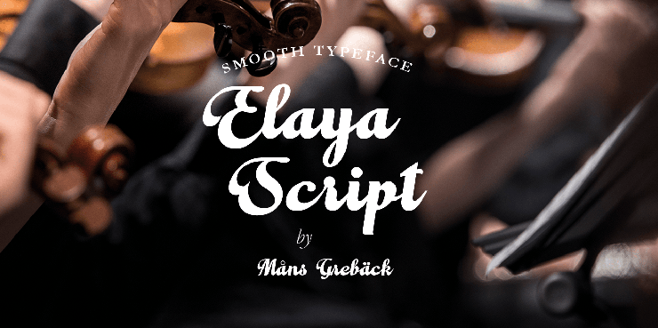 Elaya Script字体 3