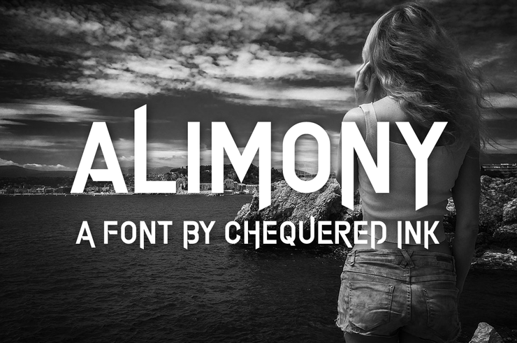 Alimony字体 1