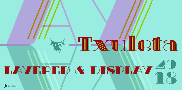 Txuleta Deco字体 6
