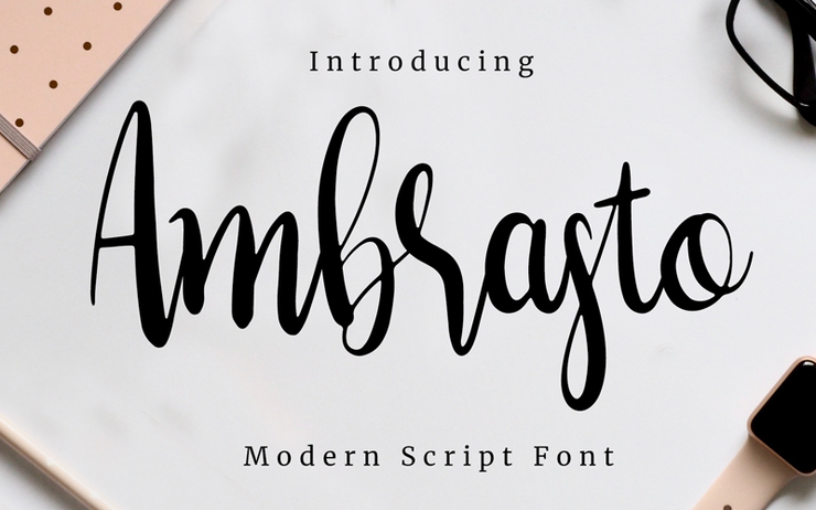 Ambrasto字体 1