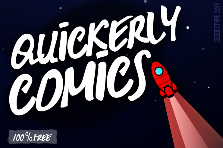 Quickerly Comics字体 1