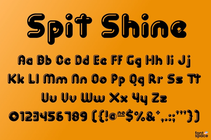 Spit Shine字体 1