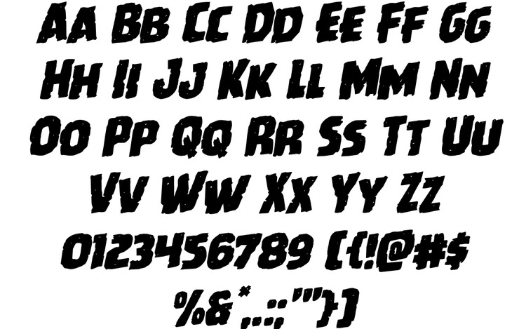 Howlin' Mad字体 3