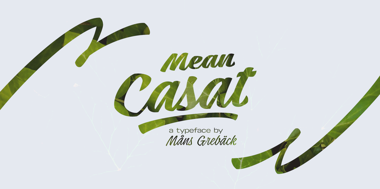 Mean Casat字体 4