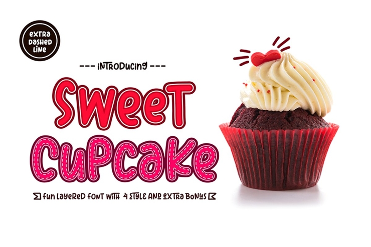 Sweet Cupcake字体 7