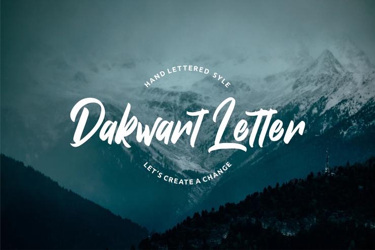 Dakwart Letter字体 1