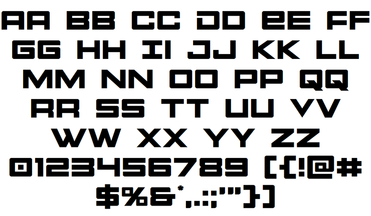 Montroc字体 4