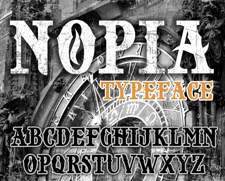 NOPIA DEMO字体 1