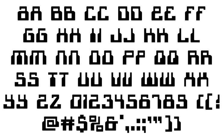 1968 Odyssey字体 1