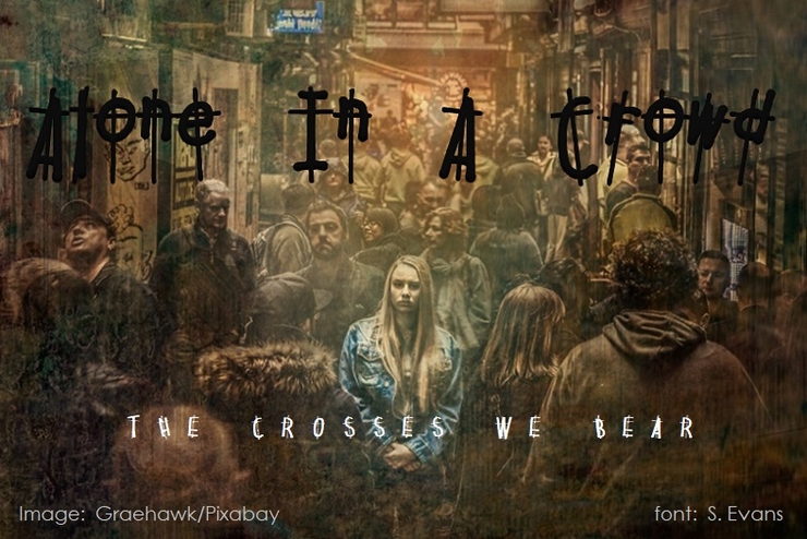 THE CROSSES WE BEAR字体 3