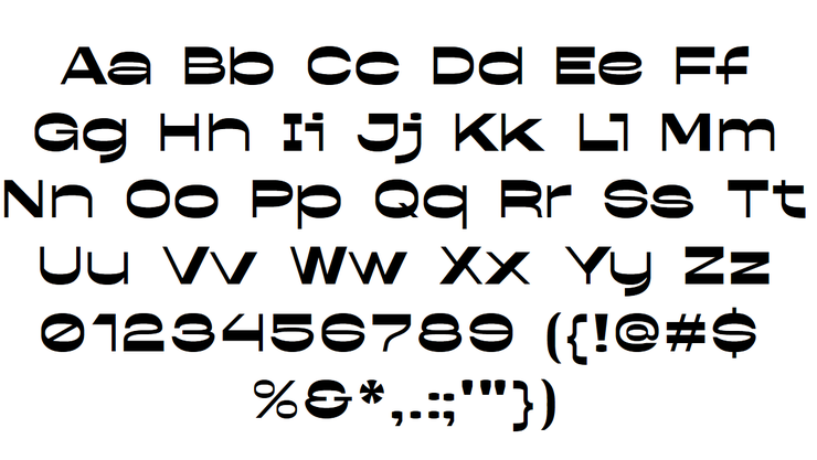 Quartro字体 3