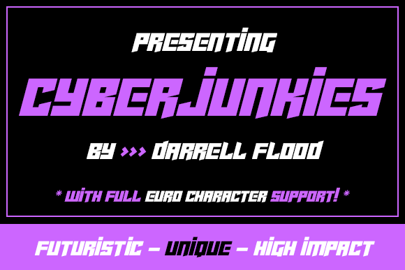 Cyberjunkies字体 2