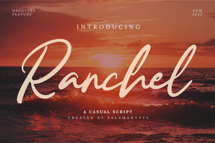 Ranchel字体 5