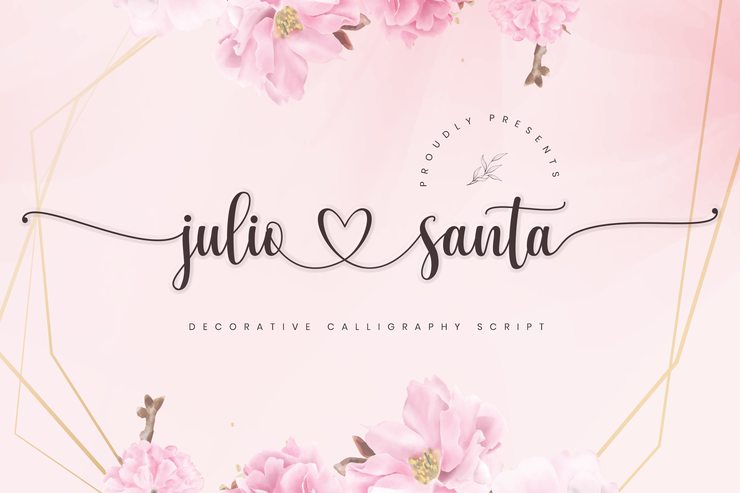 Julio Santa字体 9