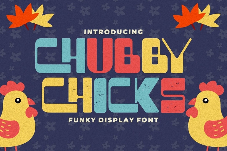 Chubby Chicks字体 1