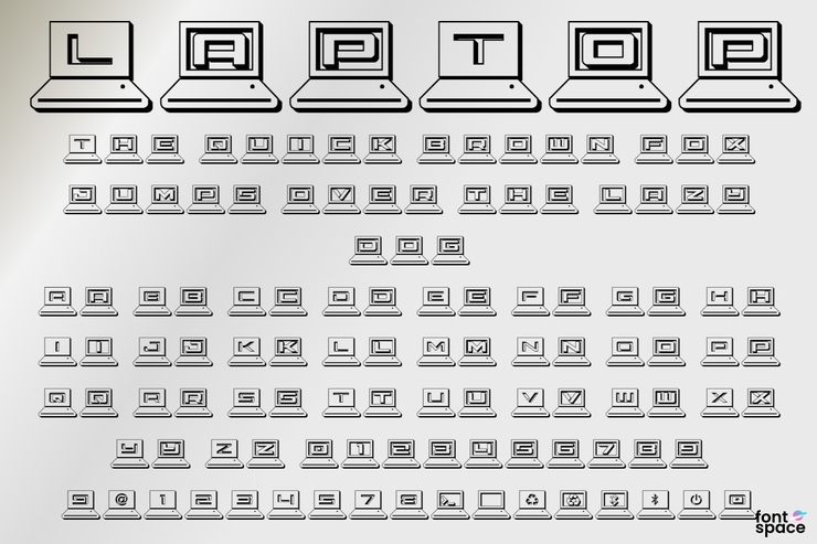 LapTop字体 7