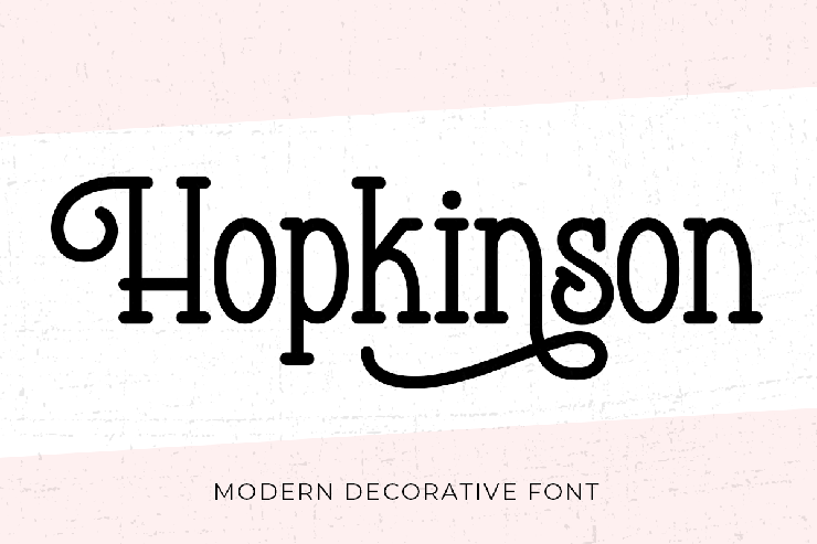 Hopkinson字体 1
