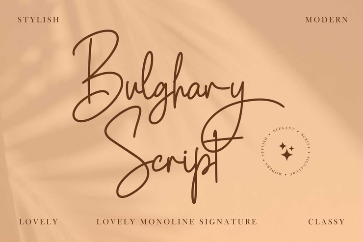 Bulghary Script字体 7