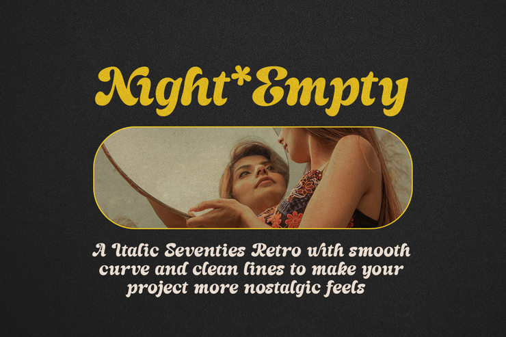 Night Empty字体 1