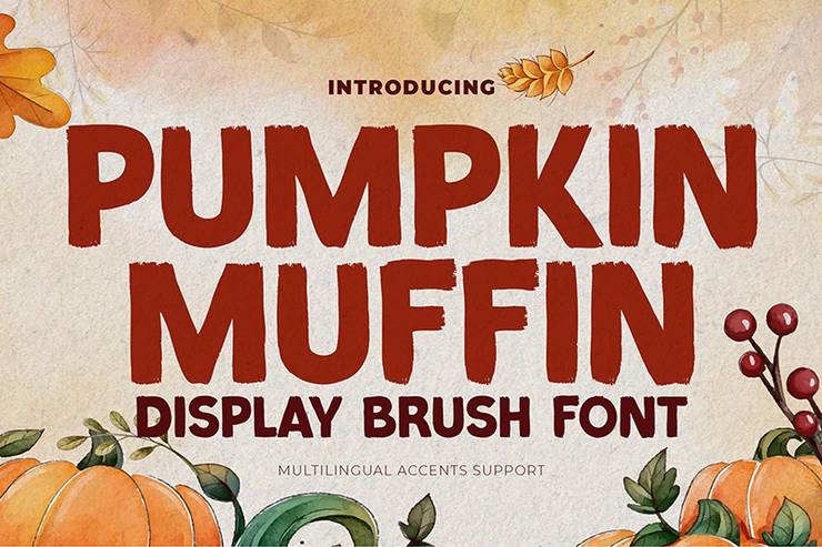 Pumpkin Muffin字体 1