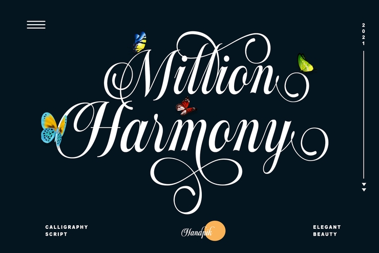 Million Harmony字体 2