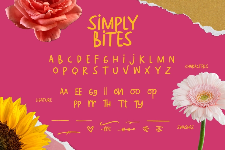 Simply Bites字体 6
