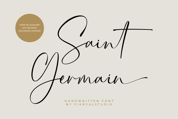 Saint Germain字体 1
