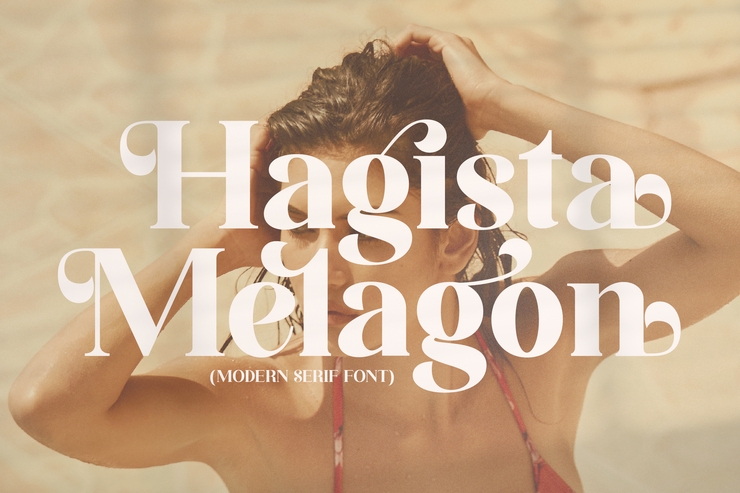 Hagista Melagon字体 1
