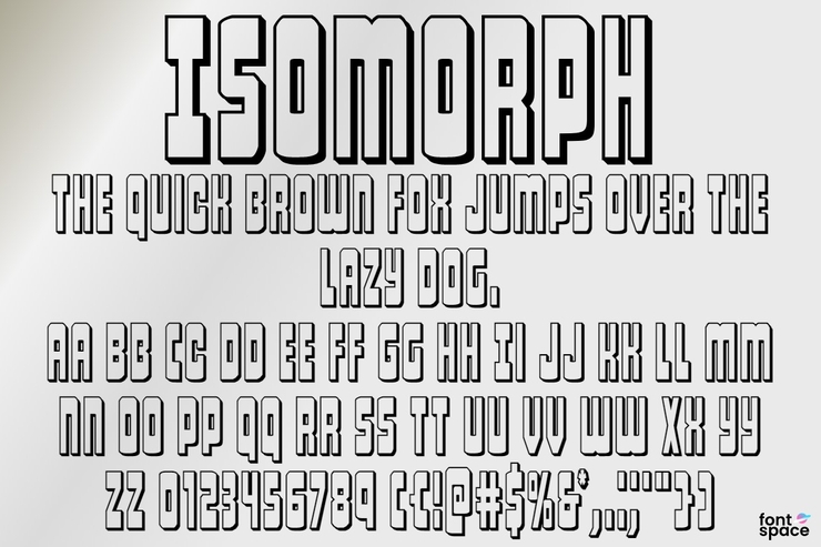 Isomorph字体 1