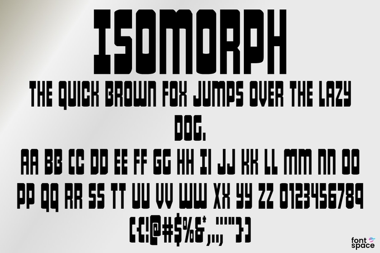 Isomorph字体 9