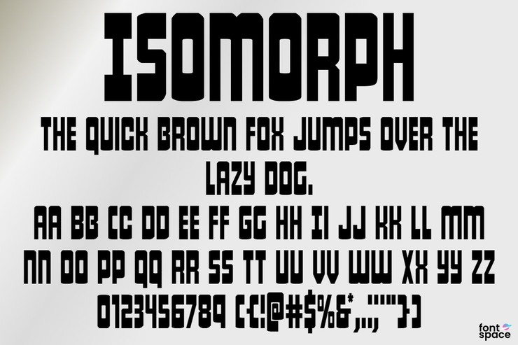 Isomorph字体 10