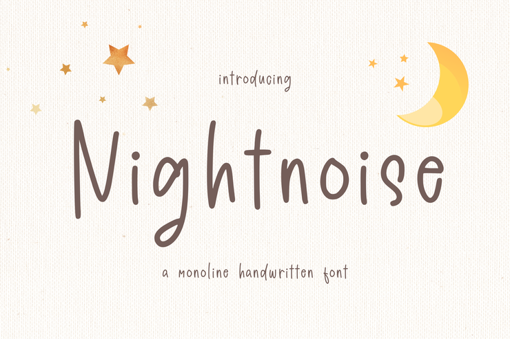 Nightnoise字体 6