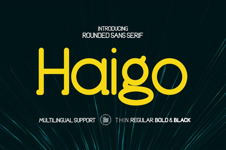 Haigo字体 1