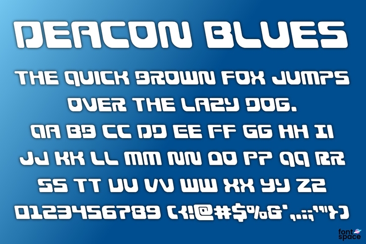 Deacon Blues字体 1