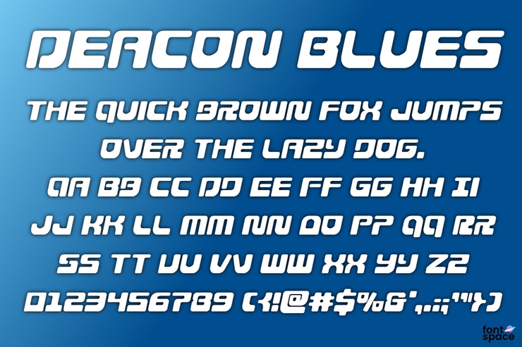 Deacon Blues字体 2