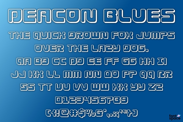Deacon Blues字体 4