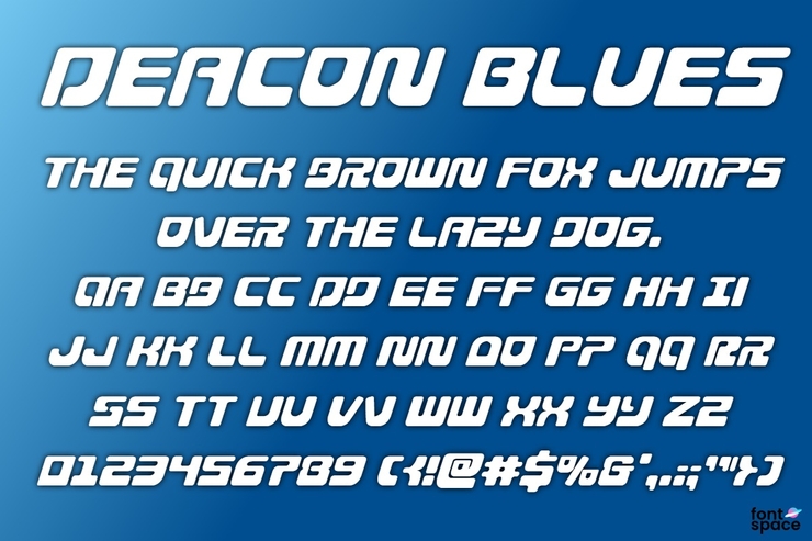 Deacon Blues字体 6