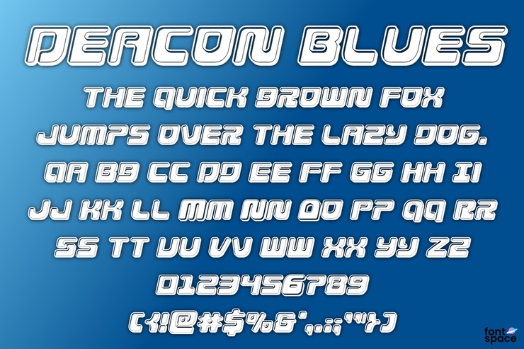 Deacon Blues字体 7