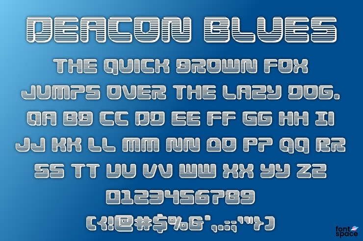 Deacon Blues字体 8