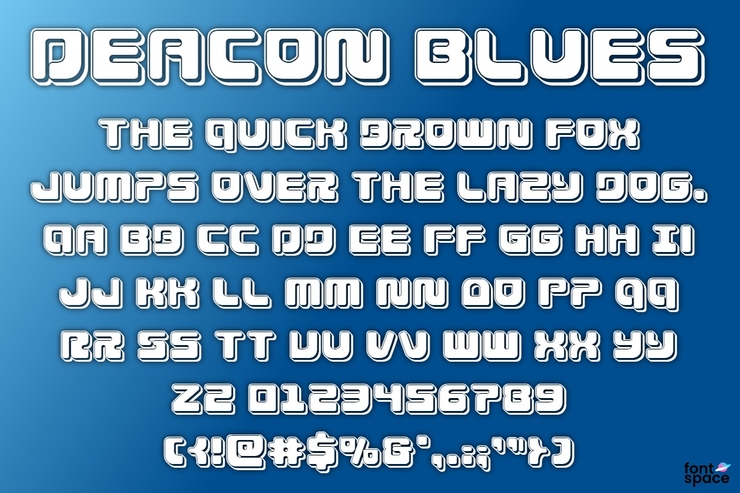 Deacon Blues字体 10