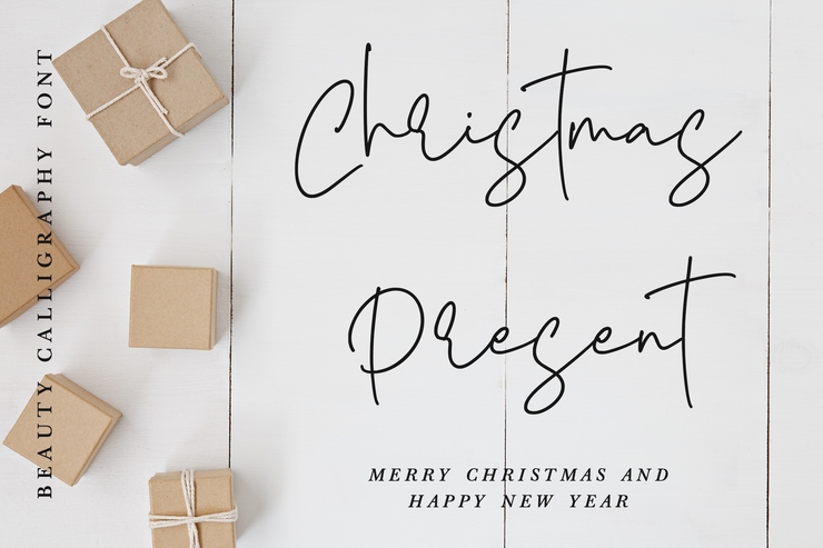 Yearbook Christmas字体 3