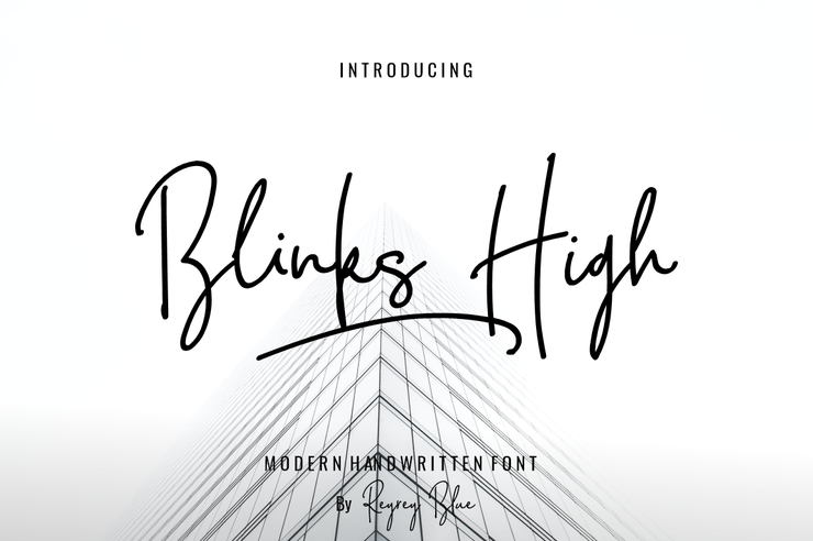 Blinks High字体 7