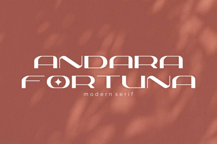 ANDARA FORTUNA字体 3