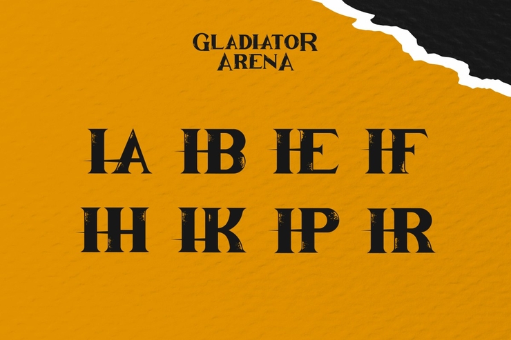 Gladiator Arena字体 10