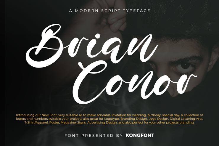 Brian Conor字体 1
