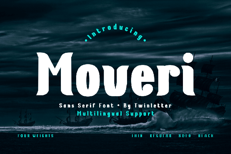 Moveri字体 4