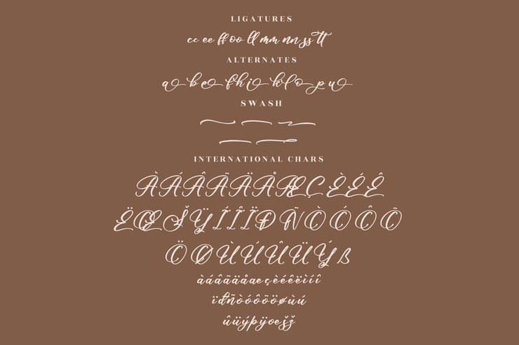 Alisha Cintia字体 4