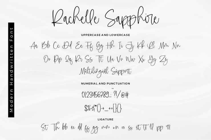 Rachelle Sapphire字体 1