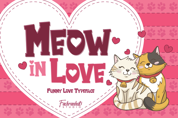 Meow in Love字体 1
