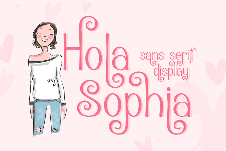Hola Sophia字体 3